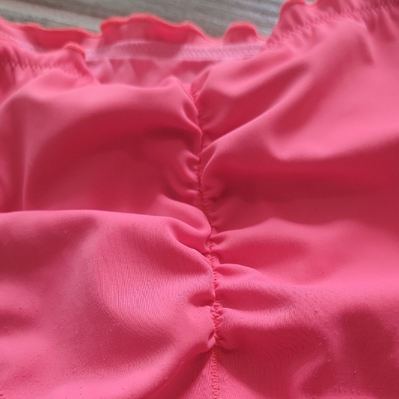 Pink Ruffled Bikini Bottom - Picture 4 of 8